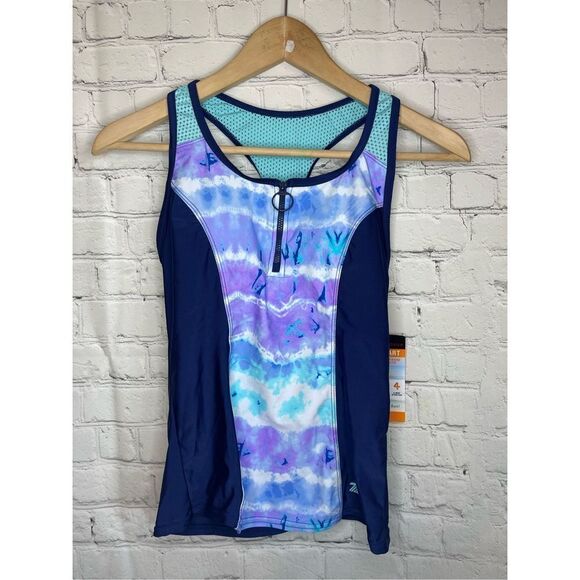 ZeroXposur Women’s Navy Blue Tankini Swim Set New with tags size xs - Picture 2 of 8